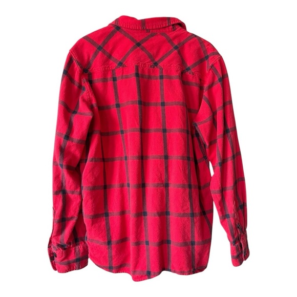 TOPO DESIGNS Field Shirt Plaid in Black/Red Size XL - Picture 4 of 7